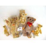 Steiff - Five bears including original classic, Brummbar, two limited edition original and a 1920