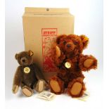 Steiff - A Classic brown teddy bear with growler in box along with a 1905 Classic Richard Steiff