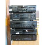 An assortment of hi-fi separates to include Yamaha, Sony, Kenwood etc.