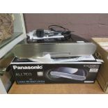 A boxed Panasonic SC-ALL7CD compact stereo system