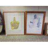 Two framed and glazed prints to include limited edition print of hunt