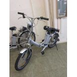 An aluminium framed folding electric bike (A/F)