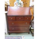 A Stag Minstrel fall front bureau