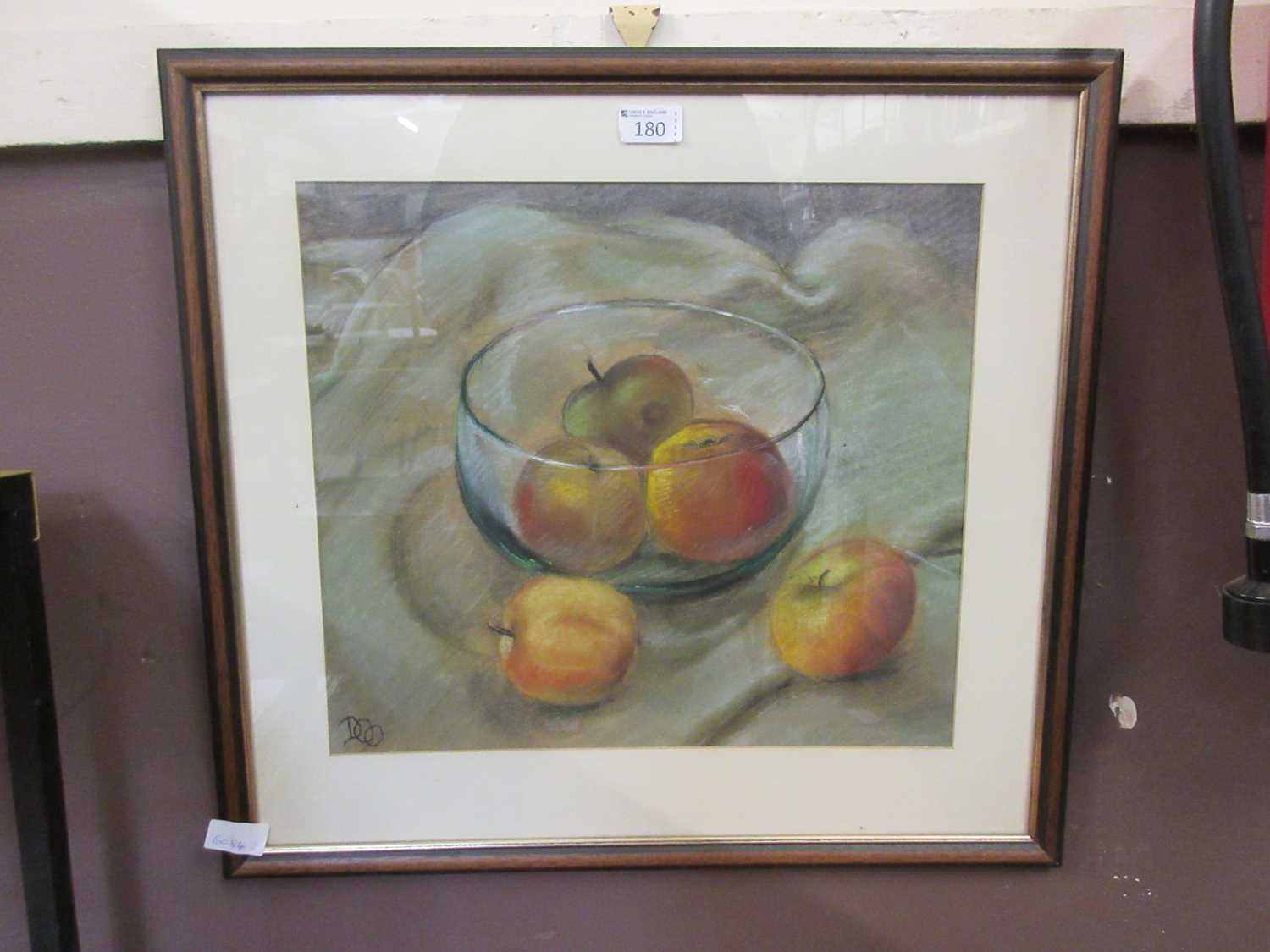 A framed and glazed possible watercolour of still life - Image 2 of 2