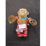 A clockwork 'Jolly Chimp' toy