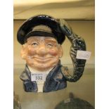 A Royal Doulton ceramic character jug 'Lobster Man' D6617