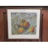 A framed and glazed possible watercolour of still life
