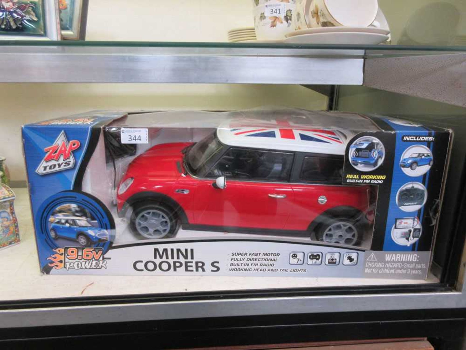 A boxed Zap Toys remote control Mini Cooper S