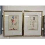 Two framed and glazed Egyptian prints