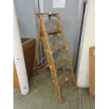 A set of decorator's ladders