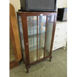 An early 20th century display cabinet