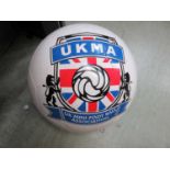 A large football by UK Mini Football Association