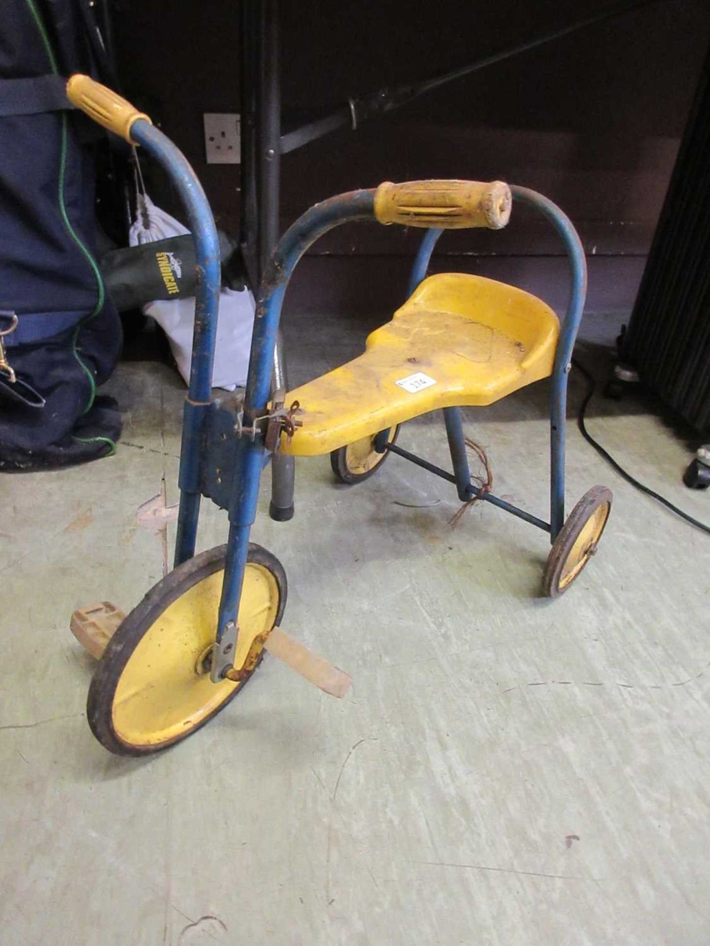 A child's mid-20th century tricycle