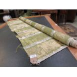 Gainsborough Silk Weaving Co. Ltd. - a partial roll of cotton upholstery fabric decorated in a green