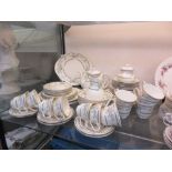 A Royal Doulton 'The Romance Collection - Adrienne' (H5081) part tea service consisting of plates,