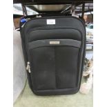 A black Calvin Klein flight bagAll moving pats function correctly. Dimensions: H, 55cm, W, 37cm , D,