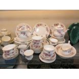 A selection of Royal Albert 'Lavender Rose' tableware to include teapots, plates, cups, saucers,