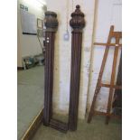 A Victorian mahogany over door