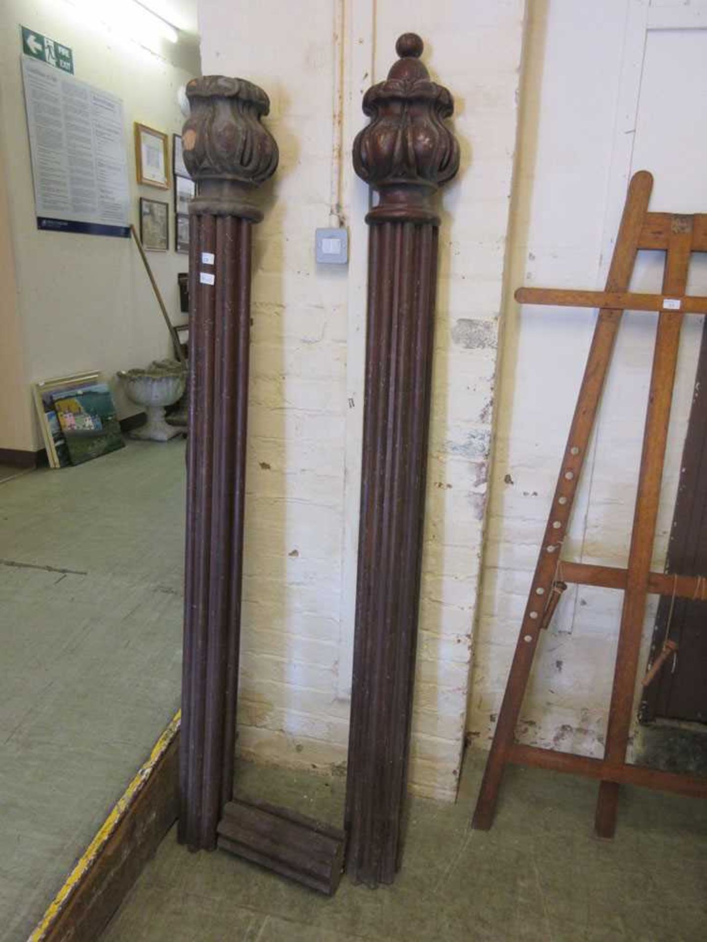 A Victorian mahogany over door