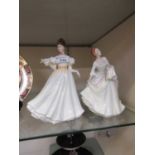 Two Royal Doulton figurines 'Carol' HN2961 and 'Kathleen' HN3609