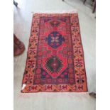 A hand woven Turkish rug