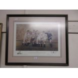 A framed and glazed limited edition print titled 'Sweet Chariot, Saturday 27th 1993 A Day To