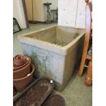 A very large stoneware acid bath by Canning