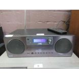 A JVC mini hi-fi system