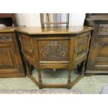 An Old Charm style cabinet celebrating the marriage of Prince Charles and Lady Diana Spencer with