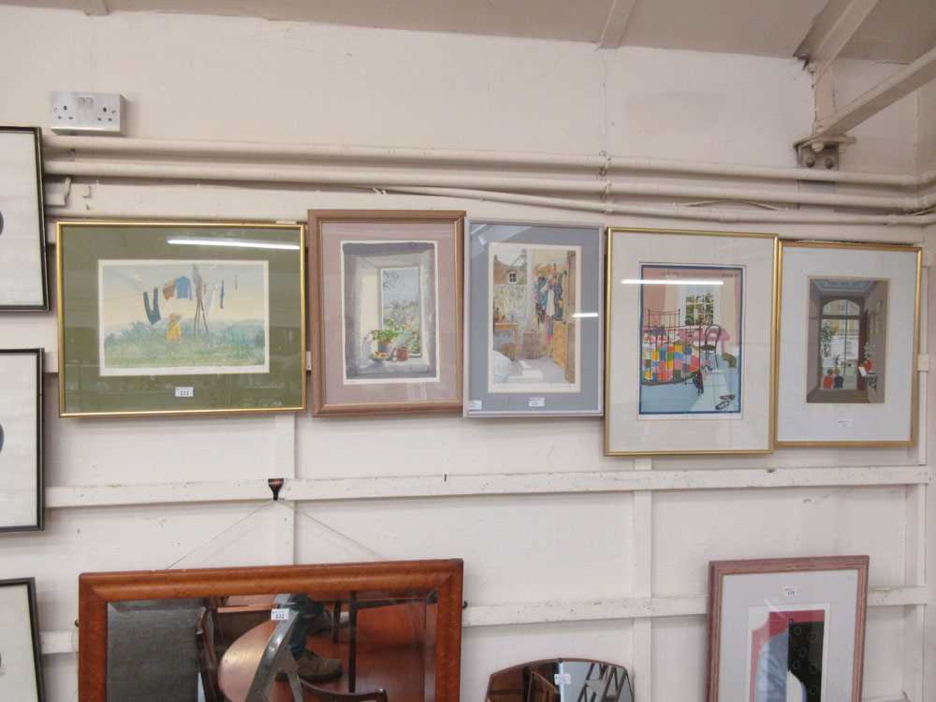 Five framed and glazed prints by Annie Williams to include Ltd edition, artist's proof, etc