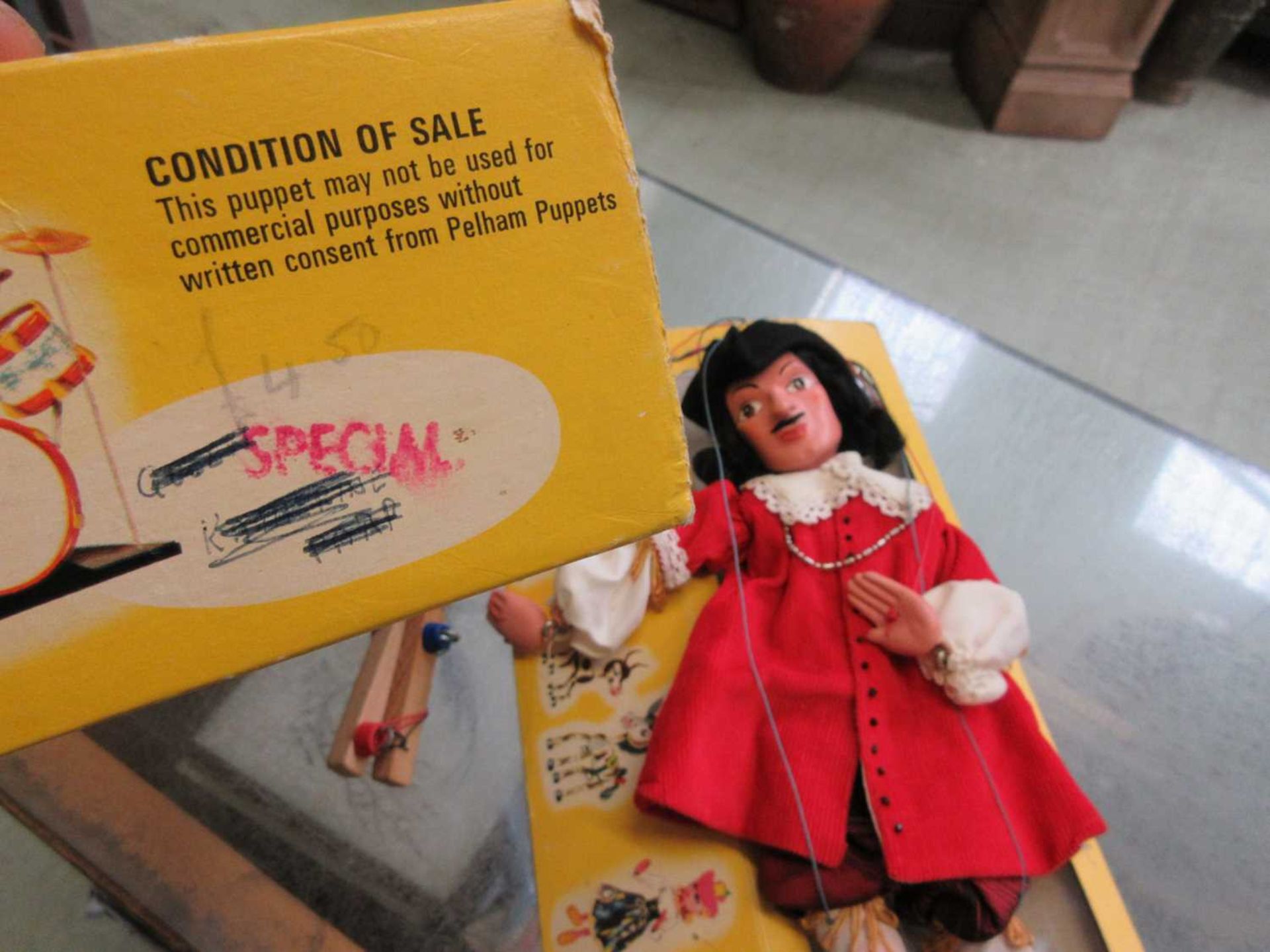 Four boxed Pelham Puppets to include 'Schoolmaster', 'King Charles I', 'Cathy Busby' and 'The Queen' - Image 4 of 5