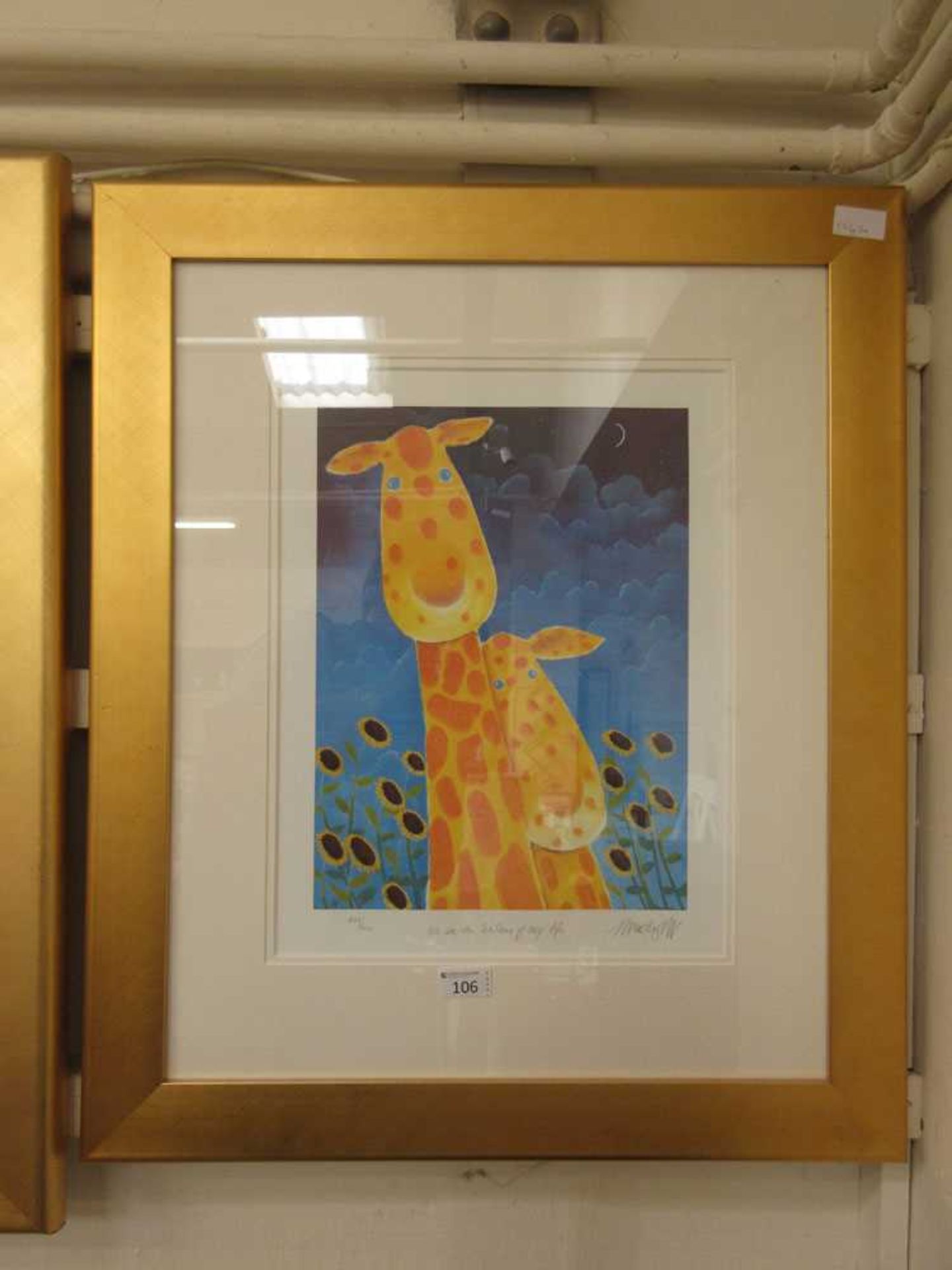 A framed and glazed limited edition print 479/600 titled 'You Are The Sunshine Of My Life' by