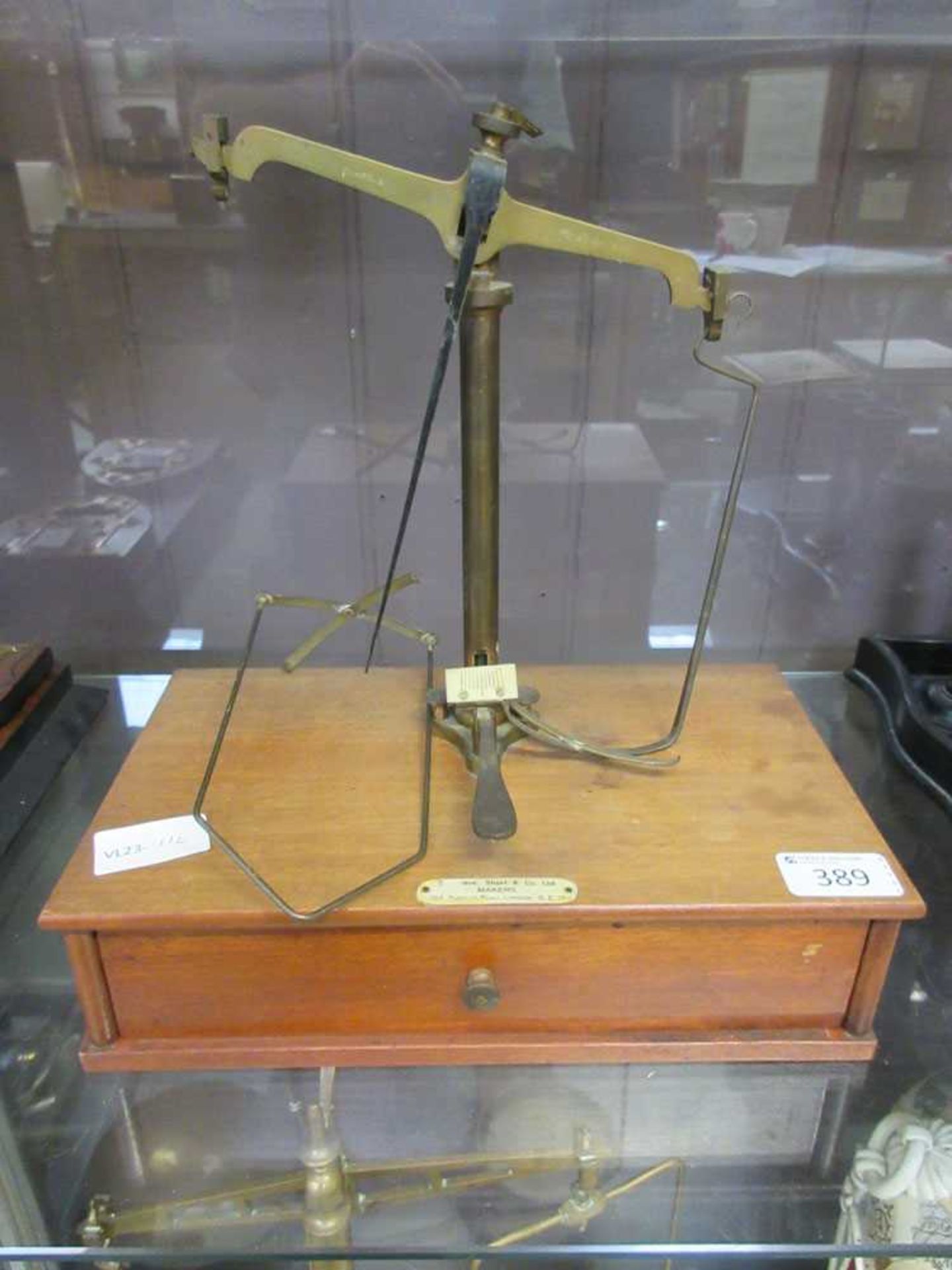 A set of early 20th century scientific scales