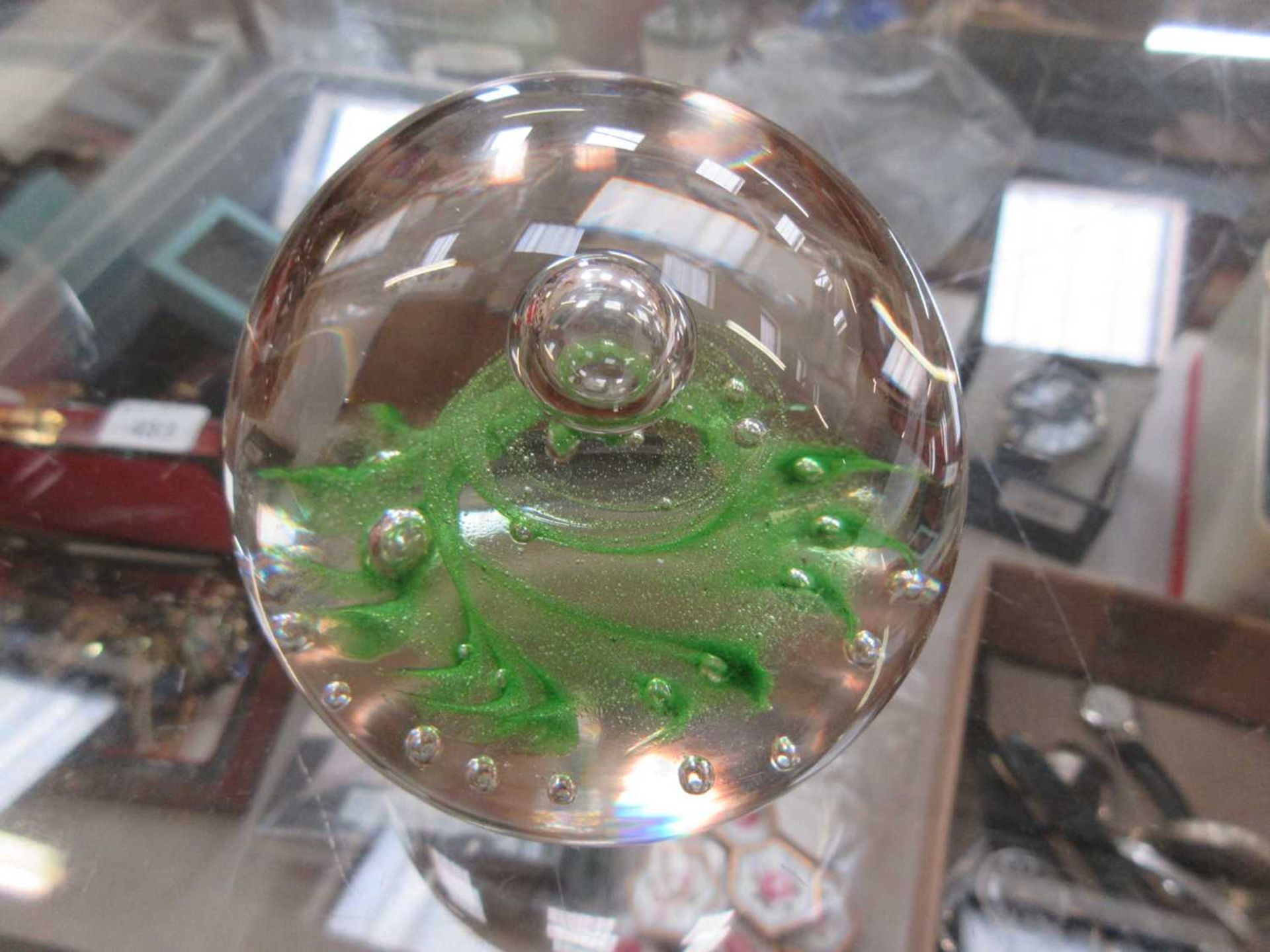 Five glass paperweights - Image 11 of 12