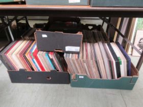 Five trays containing a large selection of mostly classical records