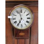 A reproduction Edwardian style drop dial wall clock