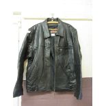 A Skin leather jacket size medium