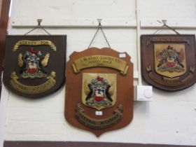 Three insurance plaques for 'General Accident'