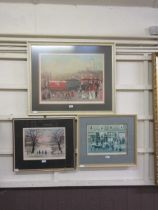 Three Helen Bradley signed prints