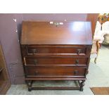 An oak bureau