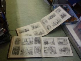 Two books containing a selection of 'Life And Character' illustrations