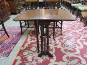A late Victorian mahogany Sutherland table