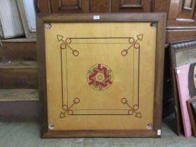 A tabletop game carrom board