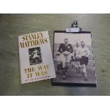 A selection of autographed pictures and posters along with a book 'The Way It Was' by Stanley