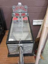 An early 20th century arcade 'Big Game Hunter' machine Appears to be parts missing, cannot be tested