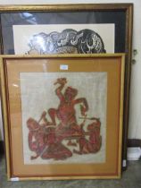 Two framed and glazed eastern pictures