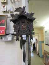 A black forest style cuckoo clock