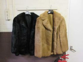 Two fur jackets