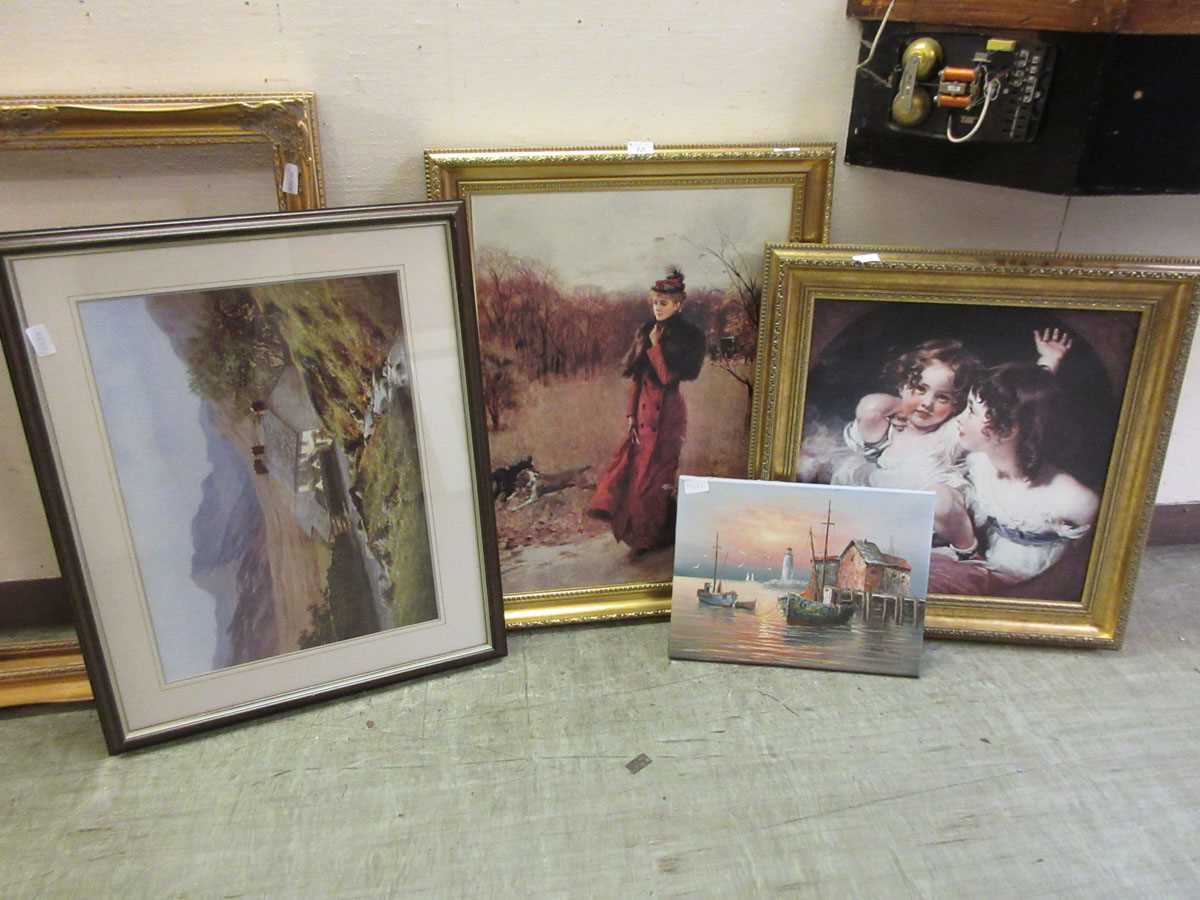 A selection of artworks, mainly prints, on various subjects - Image 2 of 2