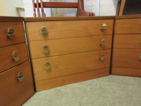 A Stag chest of three drawers